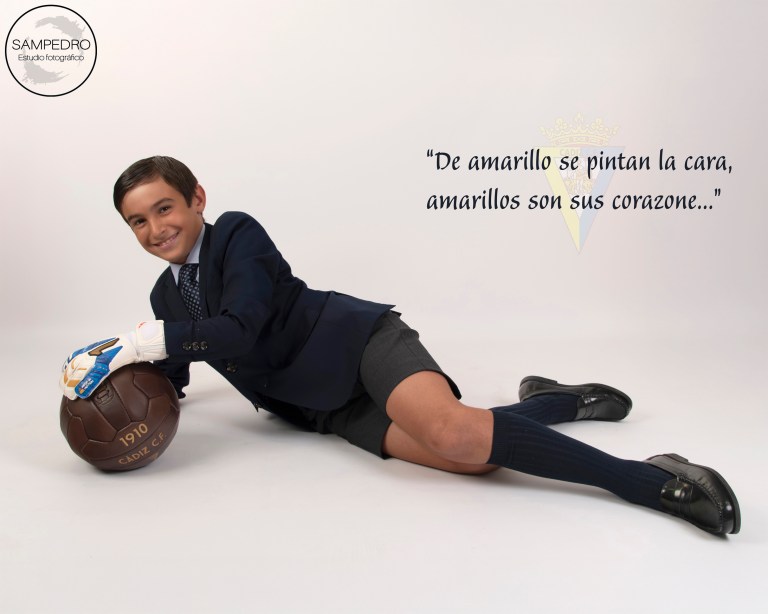 Fotografía de comunión en estudio Sampedro, Jerez de la Frontera Cádiz