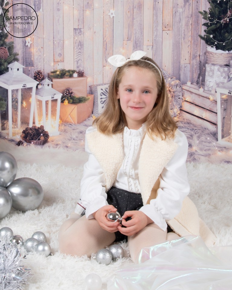 Fotografía navideña en estudio Sampedro, Jerez de la Frontera